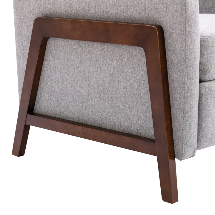 Dassie Set of 2 Wood Recliner Accent Chairs
