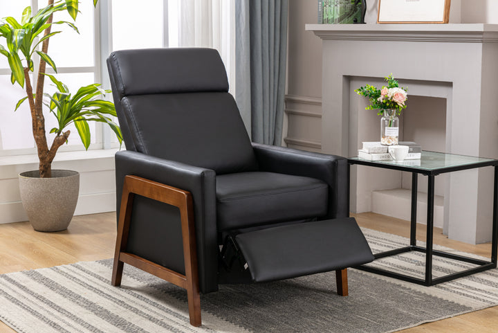 Celine Wood Recliner Accent Chair