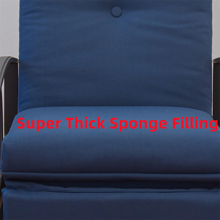 Rupert Metal Patio Recliner Chair