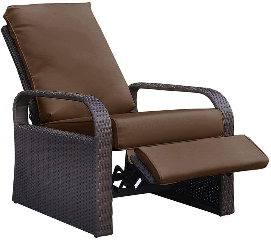 Freia Wicker Lounge Recliner Chair