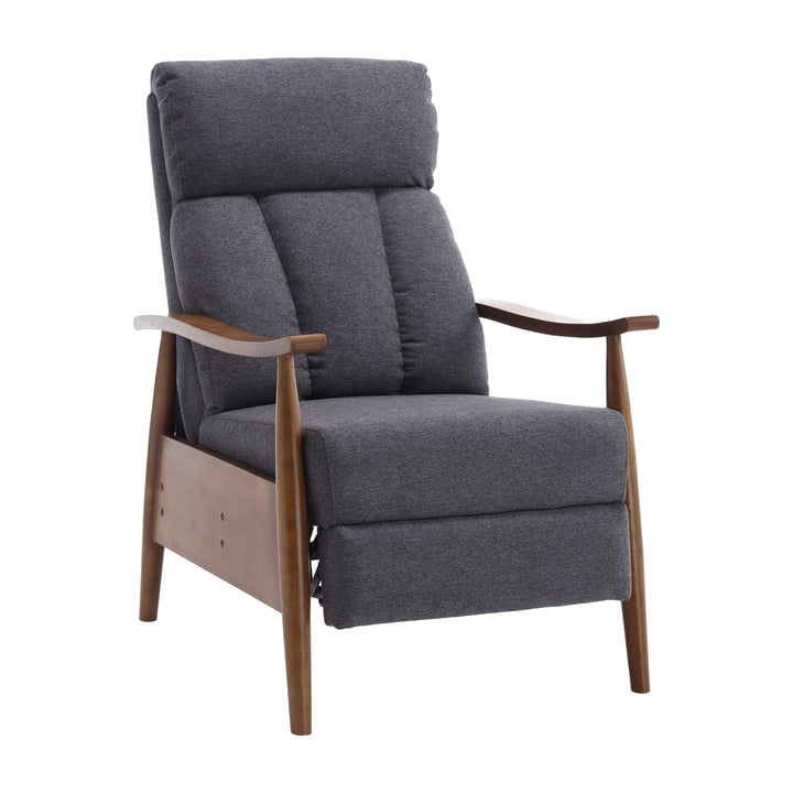 Cedar Wood Push Back Recliner Chair