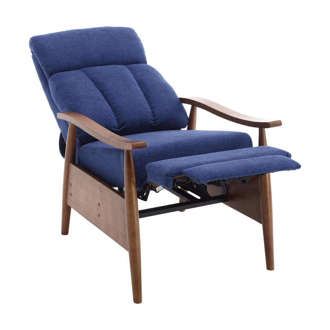 Serene Wood Push Back Recliner Chair