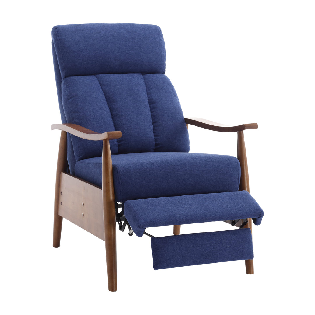 Serene Wood Push Back Recliner Chair